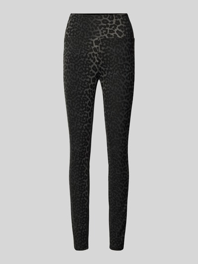 YAS Super skinny fit legging met brede band, model 'AZZURRO' Middengrijs - 2