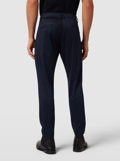 Cinque Pantalon met persplooien, model 'Sando' Donkerblauw - 5