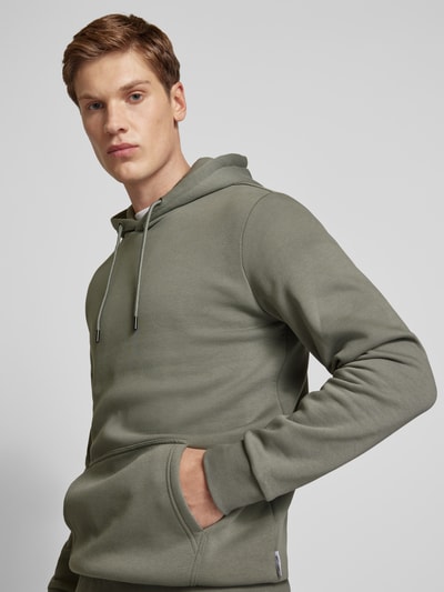 Only & Sons Hoodie met licht verbrede schouders, model 'CERES LIFE' Lichtgrijs - 3