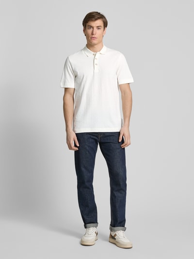 Marc O'Polo Regular Fit Poloshirt aus reiner Baumwolle Ecru 1