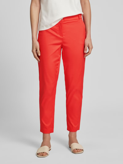 Christian Berg Woman Tapered Fit Chino mit verkürztem Schnitt Orange 4