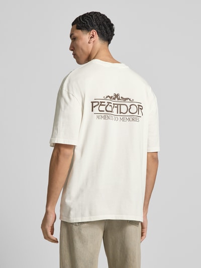 PEGADOR Oversized T-Shirt aus Baumwolle Modell 'Stavoren' Offwhite 5