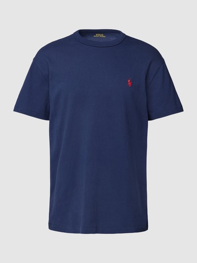 Polo Ralph Lauren T-shirt o kroju classic fit z wyhaftowanym logo Granatowy 2