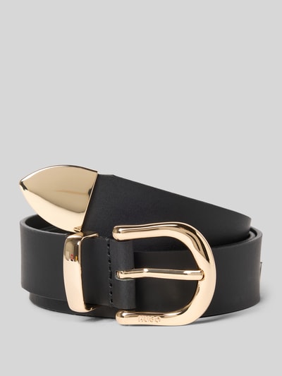 HUGO Gürtel aus echtem Rindsleder Black 1
