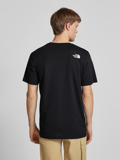 The North Face T-Shirt mit Label-Print Modell 'EASY' Black 5