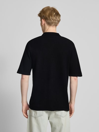 Only & Sons Regular fit vrijetijdsoverhemd met reverskraag, model 'TONY' Zwart - 5