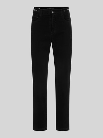 Marc Cain Schmale Hose mit verdecktem Reißverschluss Black 2