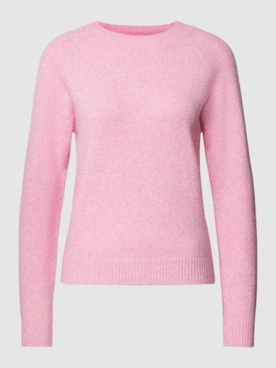 Vero Moda Strickpullover mit Rundhalsausschnitt Modell 'DOFFY' Pink 2