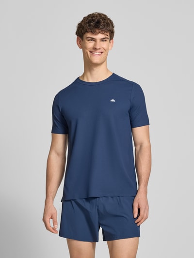 ellesse T-Shirt mit Strukturmuster Modell 'TELLER TEE' Marine 4