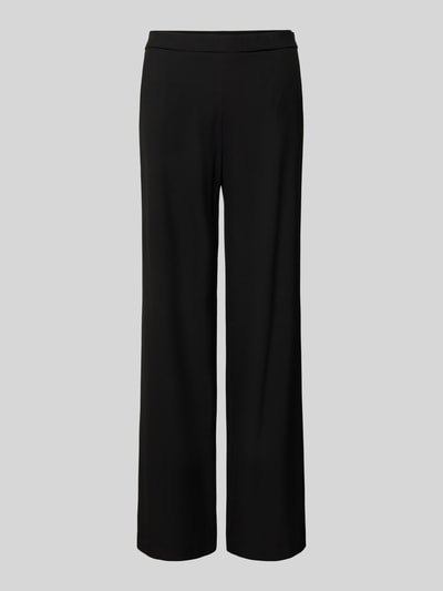 Raffaello Rossi Wide Leg Stoffhose mit Strukturmuster Modell 'PALINA' Black 1