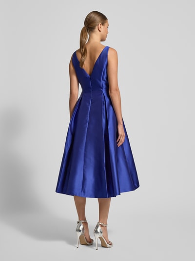 Adrianna Papell Cocktailkleid mit U-Boot-Ausschnitt Royal 5