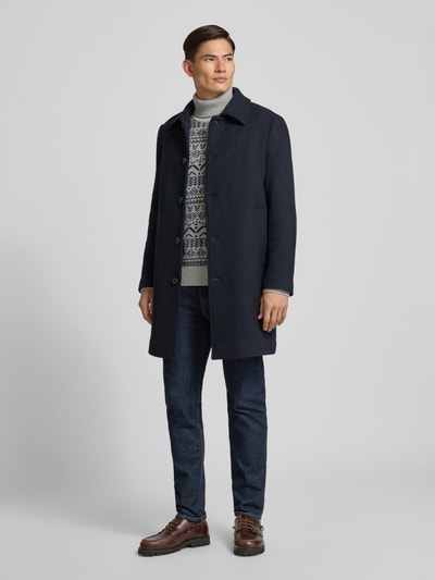 Brax Strickpullover mit gerippten Abschlüssen Modell 'BRIAN' Beige 1