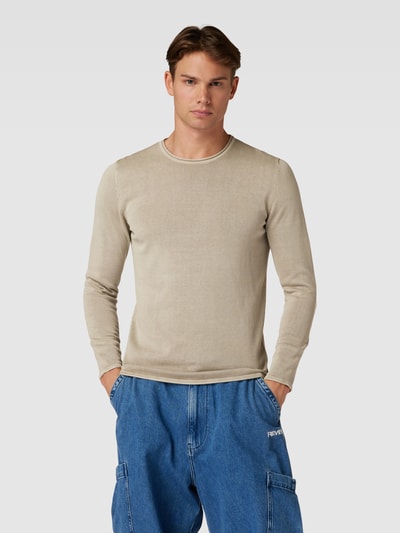 ONLY & SONS Strickpullover mit Rundhalsausschnitt Modell 'GARSON' Anthrazit 4