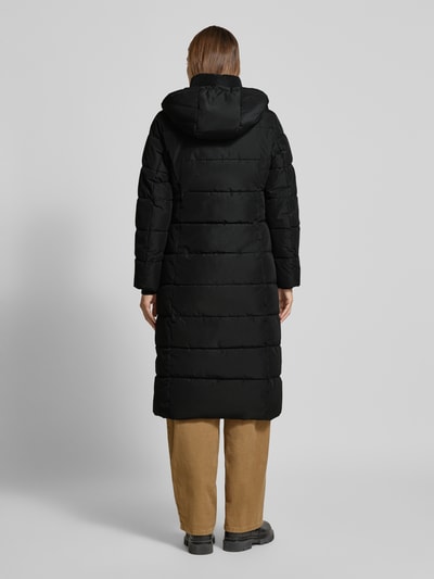 Jake*s Collection Płaszcz pikowany zapinany na zamek błyskawiczny dwustronny Czarny 5