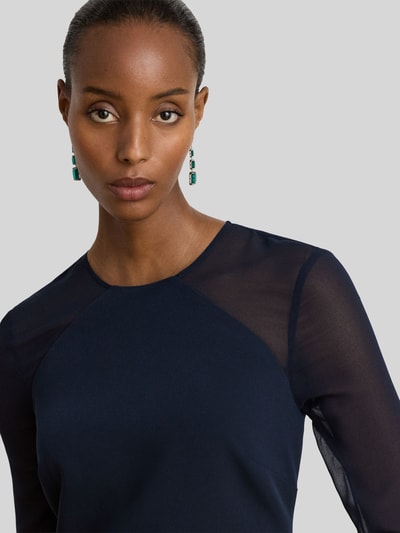 Lauren Ralph Lauren Nauwsluitende avondjurk met zijsplit Donkerblauw - 3