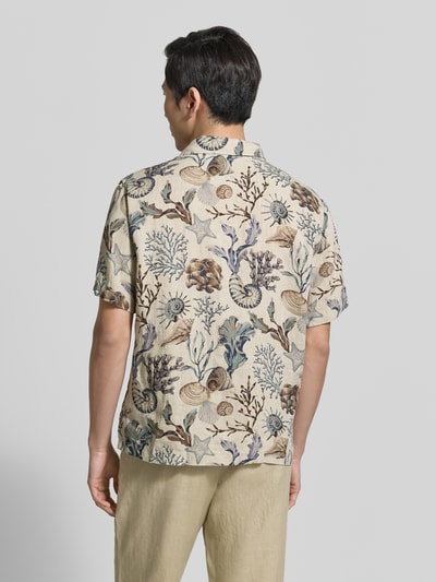GANT Regular Fit Freizeithemd aus reinen Leinen Beige 5