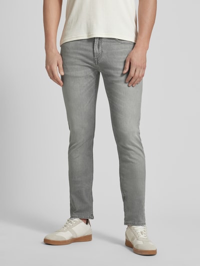 Baldessarini Regular fit jeans met steekzakken, model 'Jack' Zilver - 4