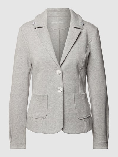 Marc Cain Blazer mit Stretch-Anteil Mittelgrau Melange 2