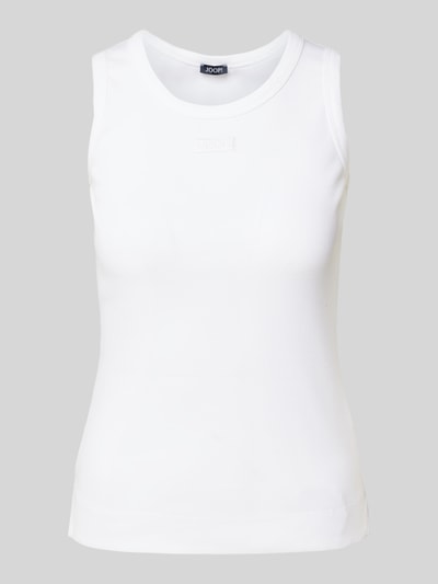 JOOP! Tanktop met ribboorden Wit - 2