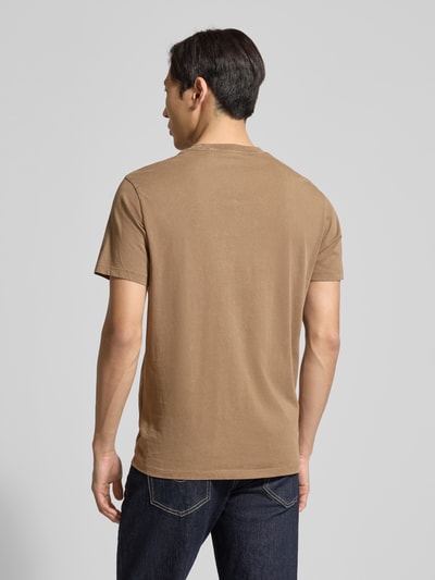 GUESS t-shirt met motiefprint model 'TIGER SPIRIT' Middenbruin - 5