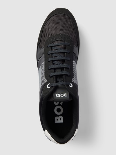 BOSS Sneaker mit Label-Details Modell 'Kai' Black 4