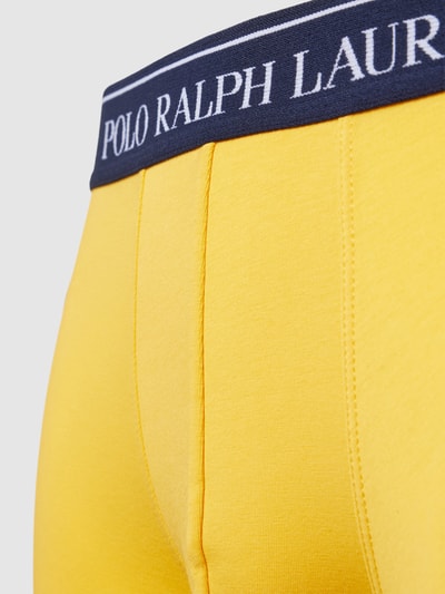 Polo Ralph Lauren Underwear Obcisłe bokserki z elastycznym paskiem z logo w zestawie 3 szt. Żółty 2