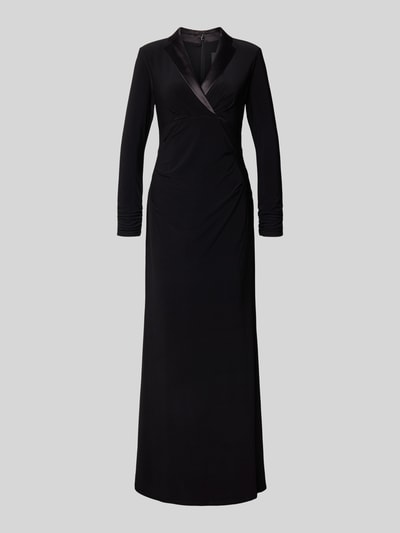 Adrianna Papell Maxi-jurk met reverskraag Zwart - 2