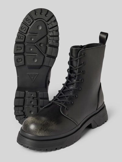 Guess Boots aus Leder Modell 'PALERMO' Black 4