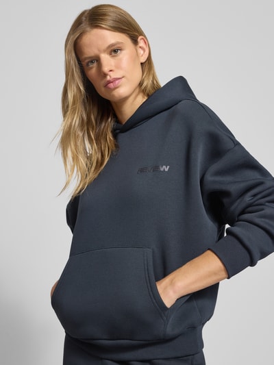 Review Oversized Hoodie mit Kapuze Dunkelblau 3