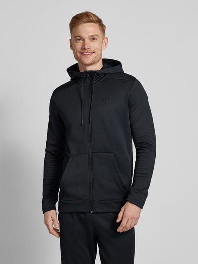 Under Armour Sweatjacke mit Label-Print Black 4