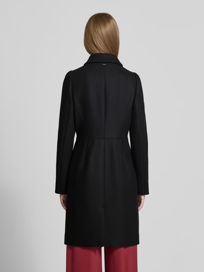 BOSS Regular Fit Mantel aus Woll-Mix Modell 'CONIZA' Black 5
