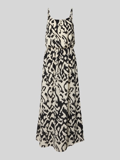 Only Tailliertes Maxikleid mit Allover-Muster Modell 'WINNER' Black 2