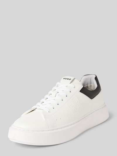 HUGO Sneaker mit Label-Print Modell 'Allen' Weiss 1