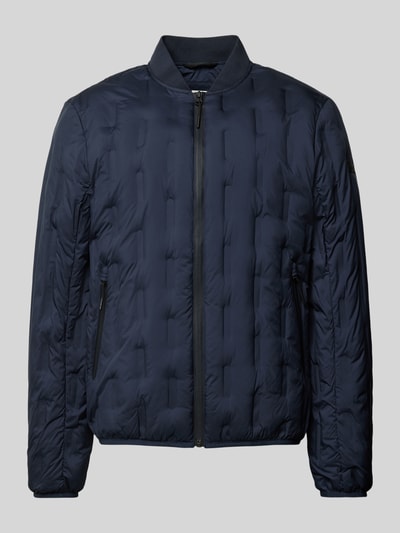 s.Oliver BLACK LABEL Regular Fit Steppjacke mit College-Kragen Marine 2