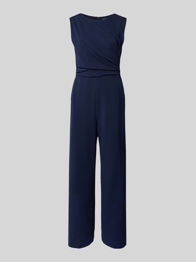 Swing Jumpsuit met ronde hals Marineblauw - 2