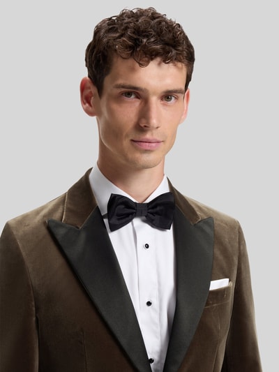 BOSS Marynarka o kroju slim fit z mieszanka jedwabiu model 'Hutson' Beżowy 3