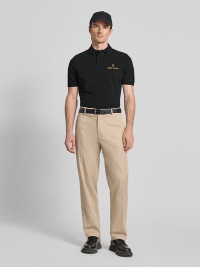 Polo Ralph Lauren Classic Fit Poloshirt mit Label-Stitching Black 1