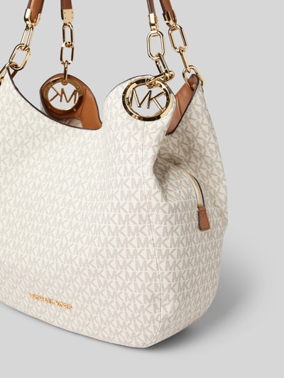 MICHAEL Michael Kors Handtasche mit Label-Applikation Modell 'LILLIE' Offwhite 3