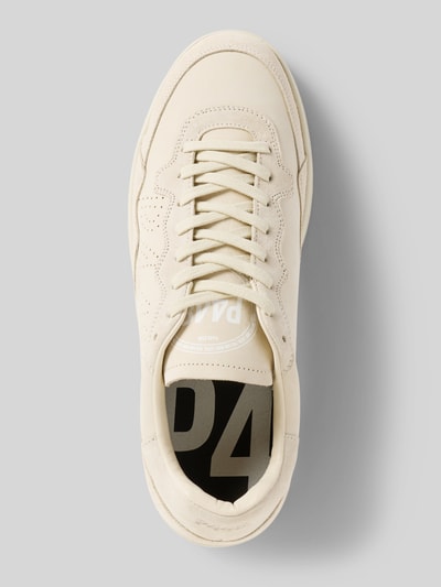 P448 Sneaker aus Leder mit Schnürung Modell 'VERT 1' Beige 3