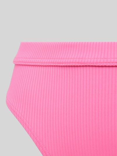 VENICE BEACH High Waist Bikini-Hose mit Label-Detail Modell 'Lucky' Pink 2