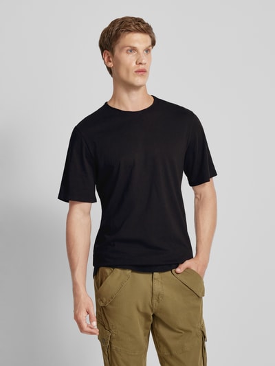 Jack & Jones T-shirt z okrągłym dekoltem model ‘BASHER’ Czarny 4