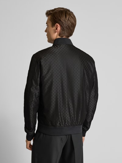 JOOP! Collection Regular Fit Sweatjacke mit Allover-Motiv-Print Black 5