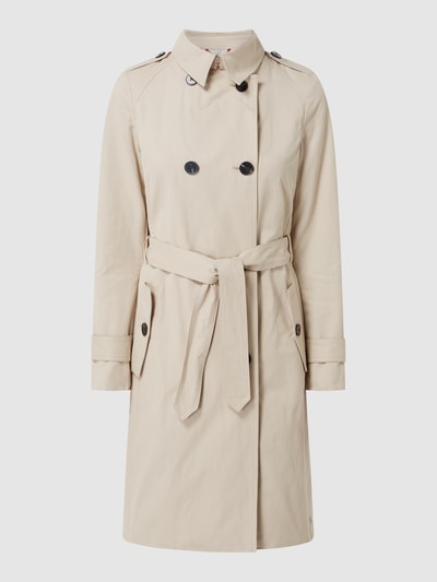 s.Oliver RED LABEL Trenchcoat van katoenmix  Beige - 2