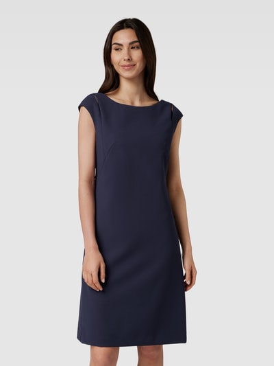 Vera Mont Cocktailjurk met boothals Donkerblauw - 4