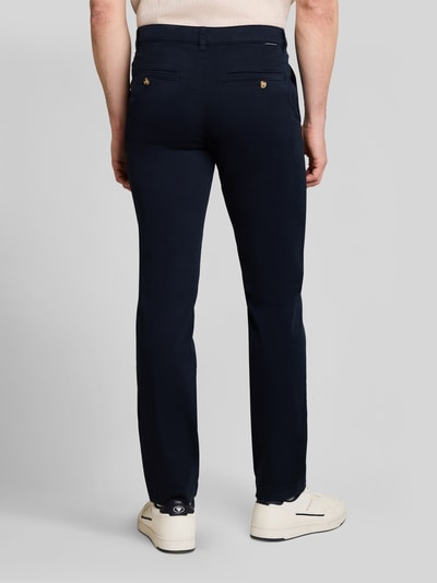 Tom Tailor Straight Fit Chino aus Baumwoll-Mix Marine 5