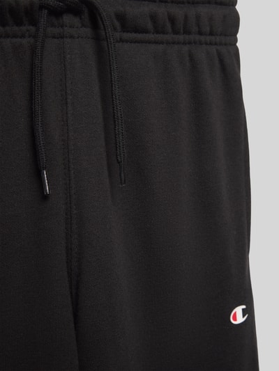 CHAMPION Sweatpants met logo en elastische band Zwart - 2