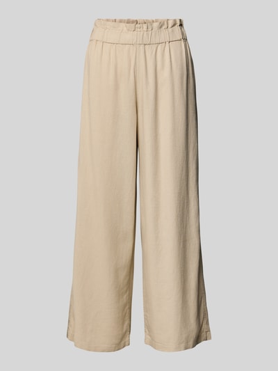 Only Loose Fit Culotte aus Viskose-Leinen-Mix Modell 'SOLVI-CARO' Sand 2
