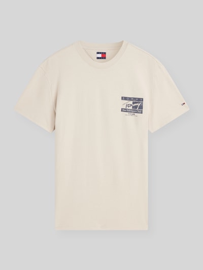 Tommy Jeans regular fit T-shirt van puur katoen met rugprint Beige - 2