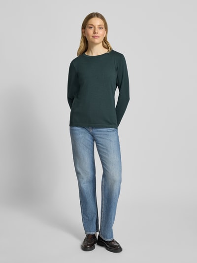 Christian Berg Woman Selection Strickpullover mit Rundhalsausschnitt Gruen 1