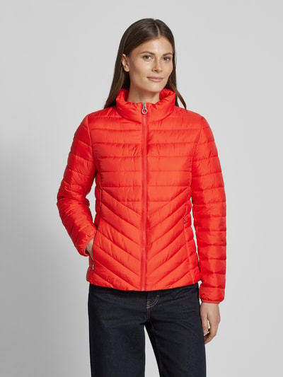 s.Oliver RED LABEL Regular Fit Steppjacke mit Stehkragen Rot 4